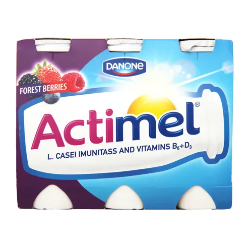 Продукт кисломолочний 1.5% Лісові ягоди Actimel к/у 6х100г