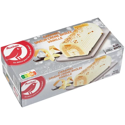 Десерт Auchan Карамель Крем-брюле Ваніль 534г