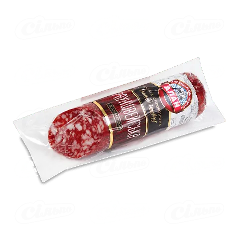 Ковбаса «Алан» «Брауншвейгська» сиров'ялена, малий батон, кг