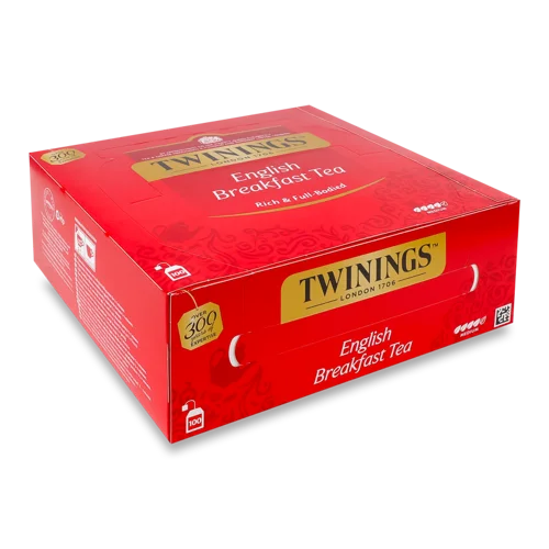 Чай Чорний English Breakfast, Вищого Ґатунку, Картонна Упаковка, 100х2г