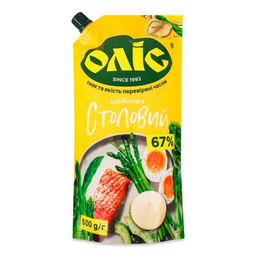 Майонез Вищого Ґатунку 67%, Пластикова Пляшка, 500г