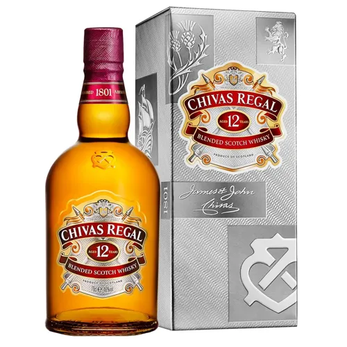 Віскі Chivas Regal 12 років 40% 0,7л + 2 келихи