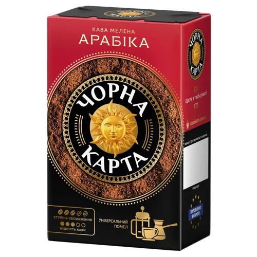 Кава Чорна Карта Для чашки мелена 250г