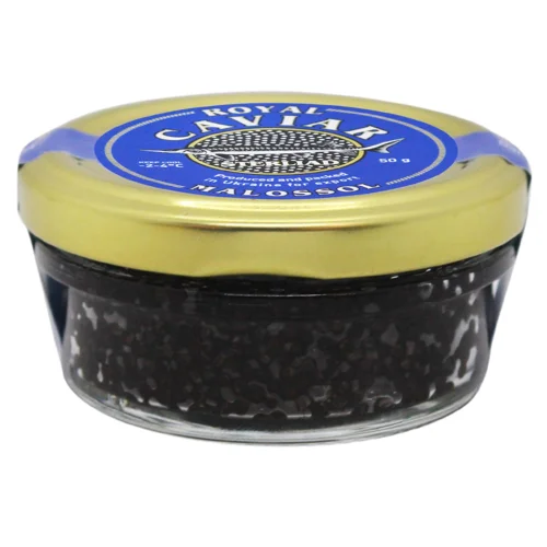 Ікра чорна Caviar Malossol стерлядь 50г