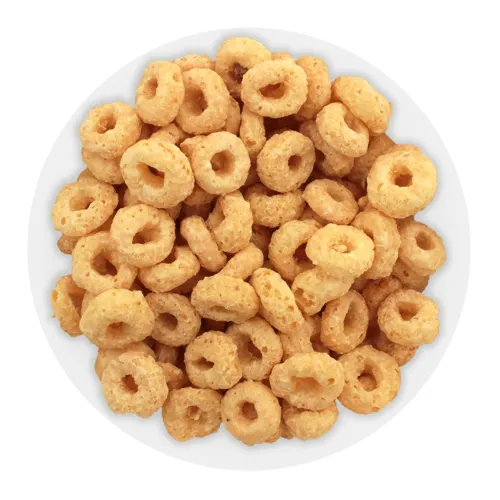 Сніданок сухий Кільця глазуровані цукровою глазур'ю зі згущеним молоком Золоте Зерно кг