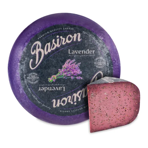 Сир Veldhuyzen Kaas Basiron з лавандою 50%, кг