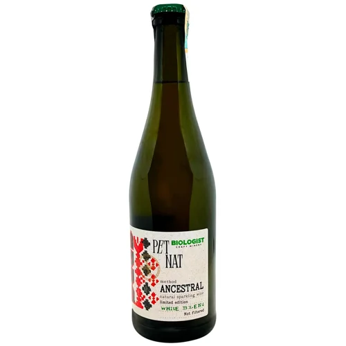 Вино Biologist Pet Nat White Blend рожеве сухе 10% 0,75л