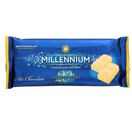 Шоколад Millennium білий пористий 80г