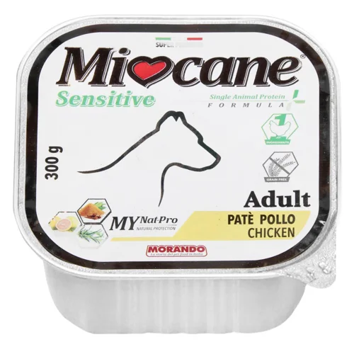 Корм вологий Miocane Sensitive Monoprotein з куркою для дорослих собак 300г