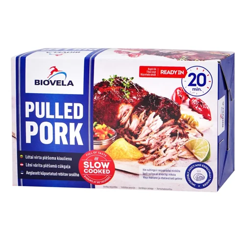 Свинина Biovela Slow cooked рвана 780г