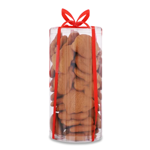 Пряники Глазуровані Новорічне Асорті в/ґ, Туб 370г