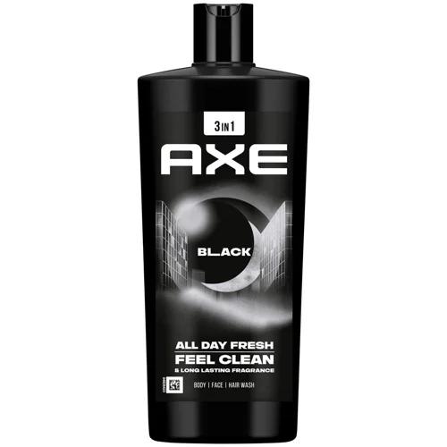Гель для душу та шампунь Axe Black 700мл