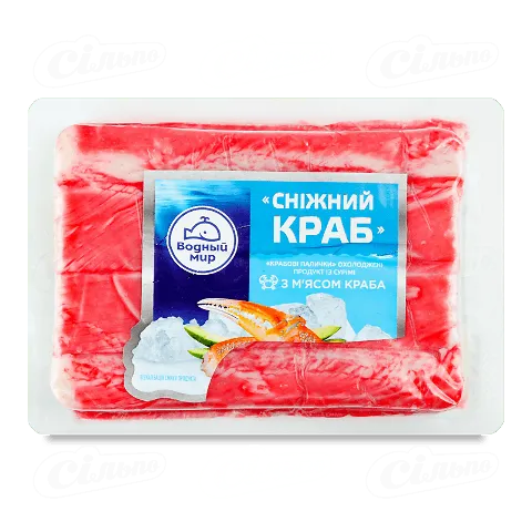 Крабові палички Водний Світ Сніжний краб охолоджені 150г