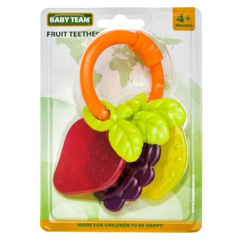 Брязкальце-прорізувач Baby Team Фрукти