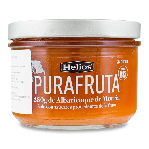 Джем фруктов Helios абрикосовий без додавання цукру,250г