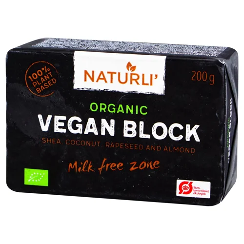 Суміш рослинних масел Naturli Organic Vegan Block 200г
