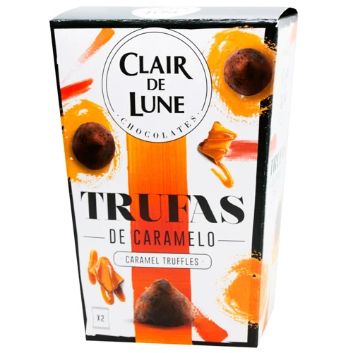 Цукерки Clair de Lune Трюфелі з карамеллю 160г