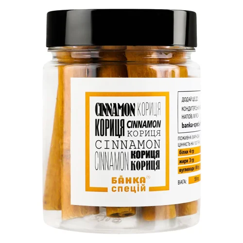 Кориця Банка Спецій палички 55г