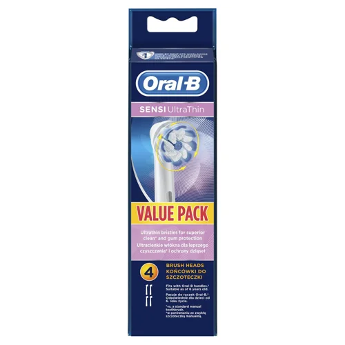 Насадки Oral-B Sensi Ultrathin для електричної зубної щітки 4 шт