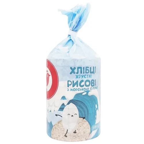 АШАН RB/ХЛІБЦІ РИСОВІ МОР. СІЛ
