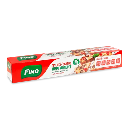 Пергамент Для Приготування Їжі В Аркушах Multi-bake Fino, 15шт