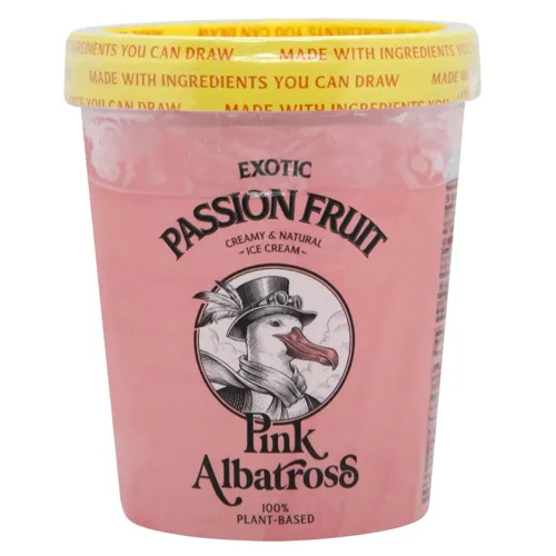 Морозиво Pink Albatross Манго-маракуйя веганське 480мл