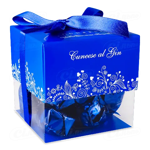 Цукерки Antica Torroneria Piemontese «Джин чорний шоколад», 180г