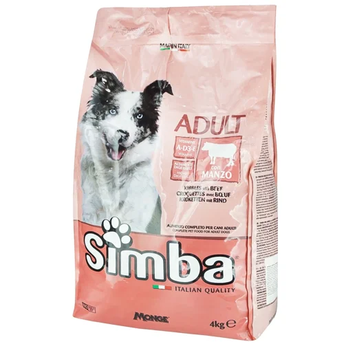 Корм сухий Simba з яловичиною для собак 4кг