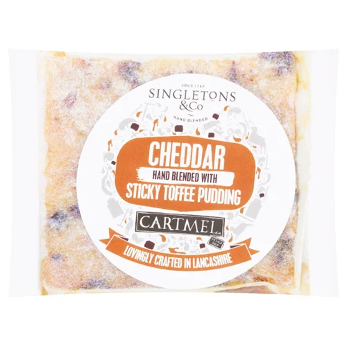 Сир десертний Singletons&Co Чеддер Sticky Toffee 200г
