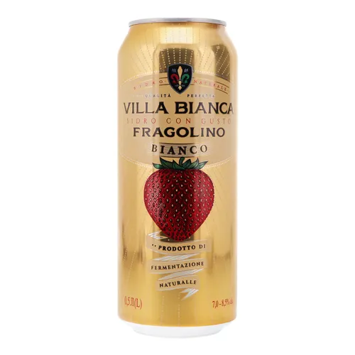 Сидр 0.5л 7-8.5% Fragolino Bianco Villa Bianca з/б