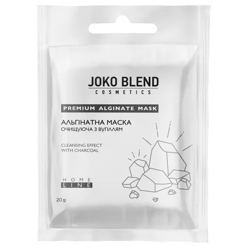 Маска Joko Blend для обличчя альгінатна очищуюча з вугіллям 20г