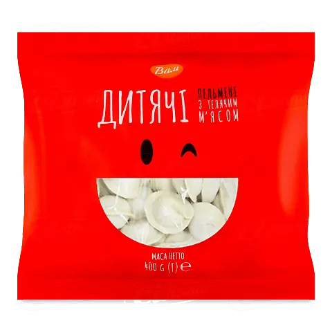 Пельмені «Вам» «Дитячі» з телячим м'ясом, 400г
