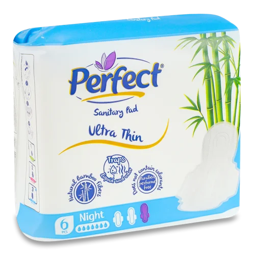 Гігієнічні Прокладки Night Ultra Thin Perfect, 6шт