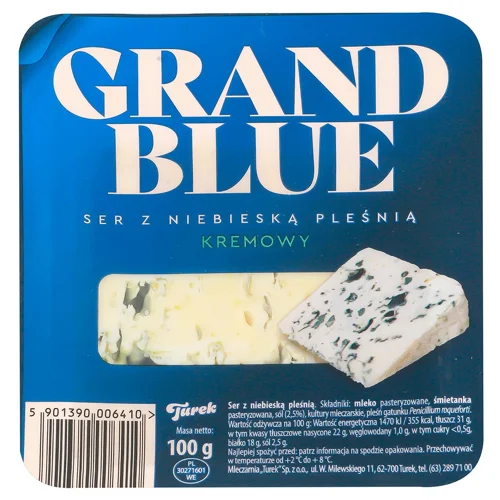 Сир Grand Blue Вершковий з блакитною пліснявою 60% 100г