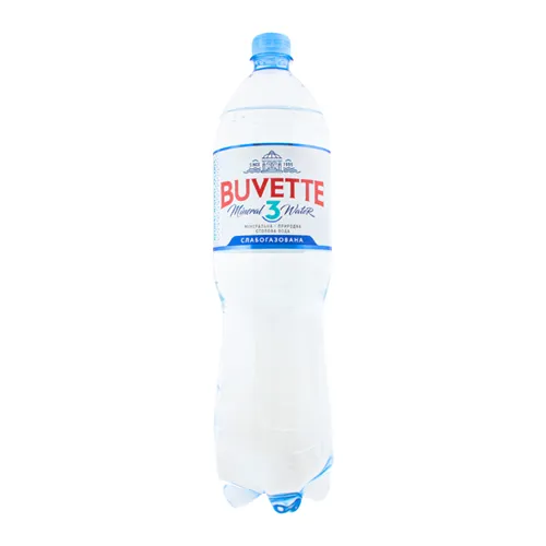 Вода мінеральна Buvette №3 слабогазована 1.5л