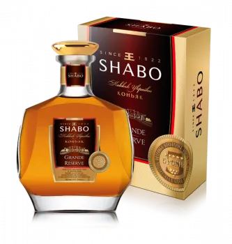 Бренди України Shabo Grande Reserve 5 років витримки 0.5л 40% в подарунковій упаковці