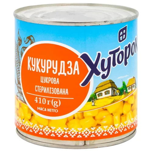 Кукурудза Хуторок цукрова 420г