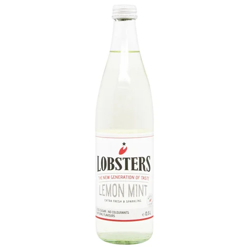 Напій газований Lobsters Lemon Mint 0,5л