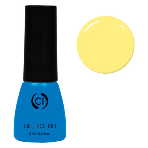 Гель-лак для нігтів Colour Intense Mini 006 5мл емаль жовтий молочний