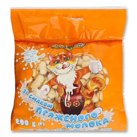 Палички кукурудзяні Золоте Зерно зі смаком пряженого молока 200г