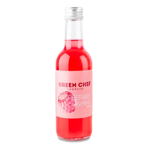 Комбуча З Малиною Та М'ятою Green Chef, с/пл, 250мл