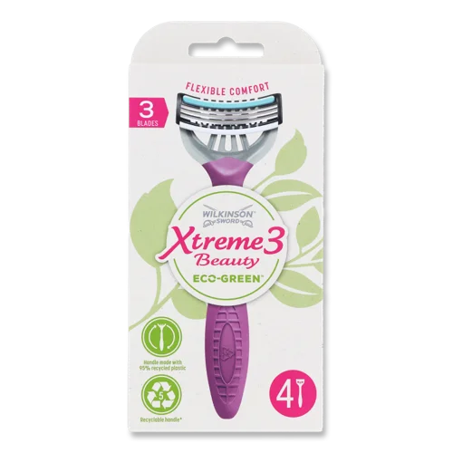 Бритва Одноразова Wilkinson Sword Xtreme3 Beauty Eco Green, 4 шт