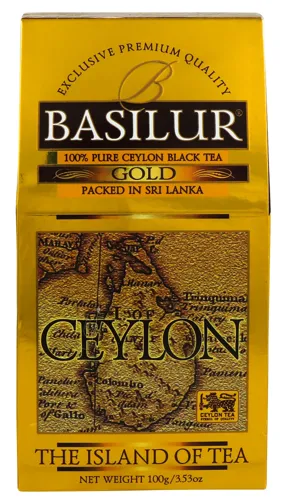 Чай чорний Золотий Острів Цейлон Basilur 100г