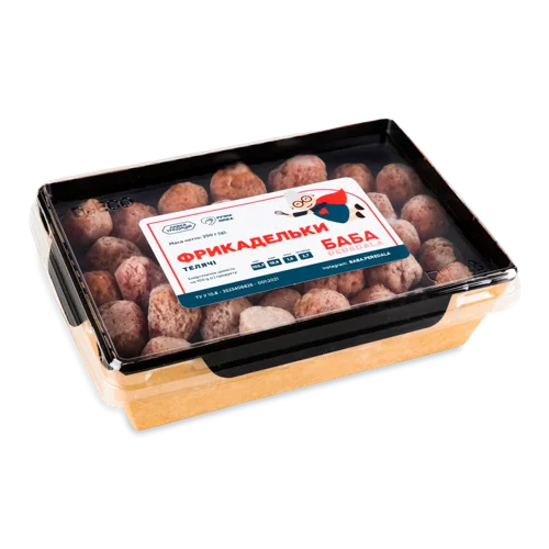 Фрикадельки Телячі Заморожені Баба Peredala, к/у, 250г