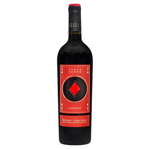 Вино 4 Cento Ace of Diamonds Rosso Toscana червоне сухе 13,5% 0,75л