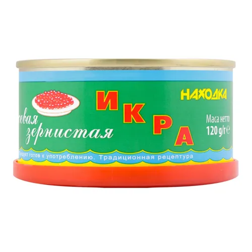 Ікра лососева зерниста солона Находка 120г