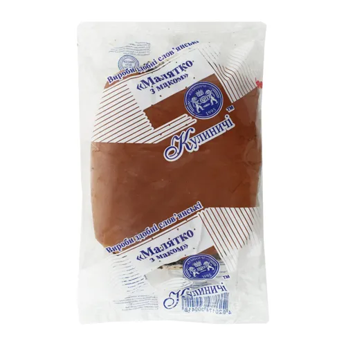 Булочка з маком Малятко Кулиничі м/у 100г