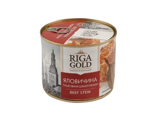 Консерва Riga Gold яловичина тушкована 525г