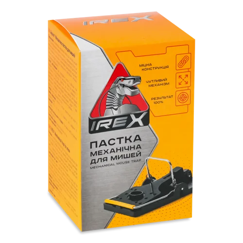Механічна Пастка Для Мишей Irex, 1шт, в/с