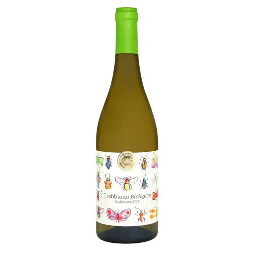 Вино Poderi Dal Nespoli Rubicone Trebbiano біле сухе 12% 0,75л